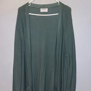 Green Old Navy Cardigan size XXL